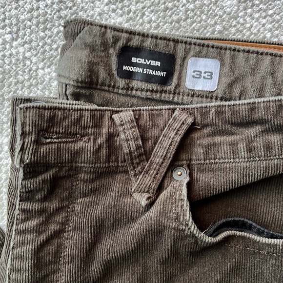 Mens Volcom Solver Cords Sz 33 - Picture 2 of 3